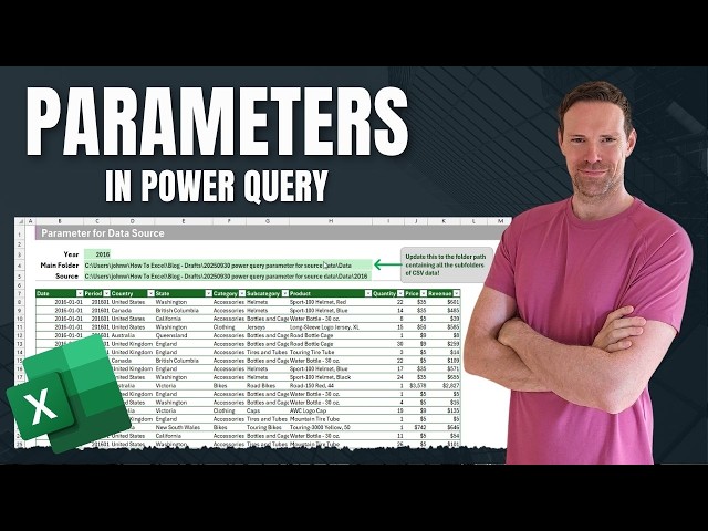 Excel Power Query Parameters: Easily Change Data Source!