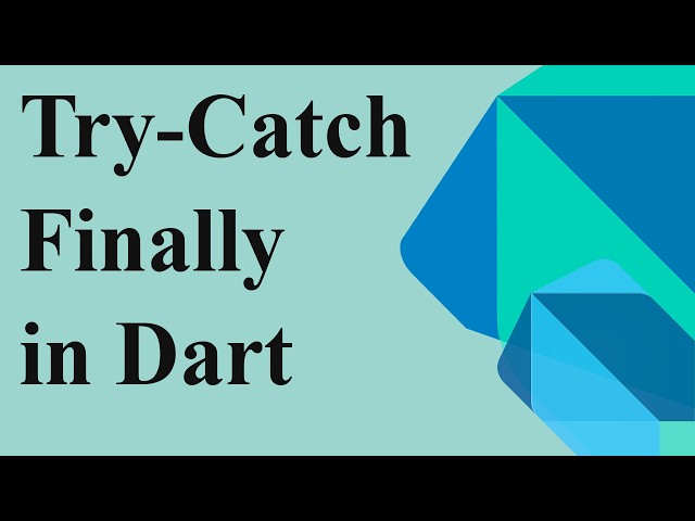 Try Catch Finally