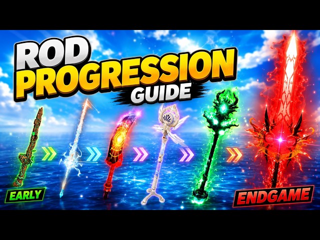 BEST ROD PROGRESSION GUIDE In FISCH! (NEW META) Roblox