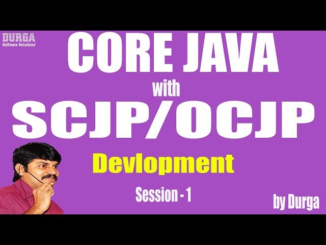 Core Java With OCJP/SCJP:Devlopment  Part- 1||Introduction