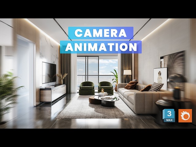3ds Max Walkthrough Camera Animation | Cinematic Interior Tutorial