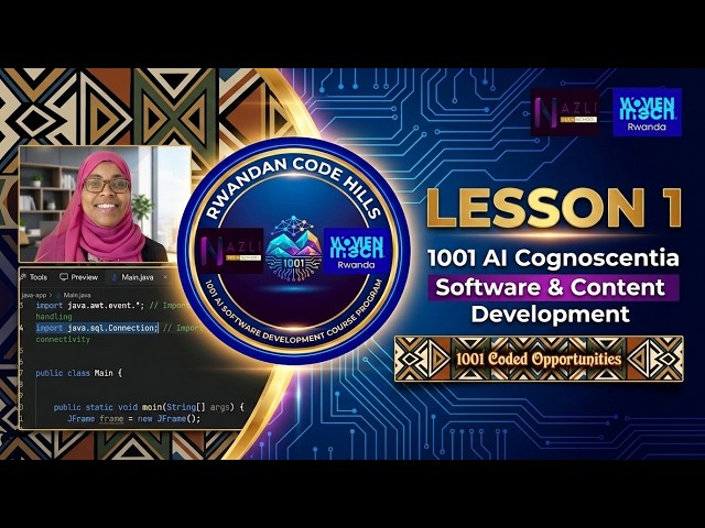 Build Your FIRST App in Java from Scratch! 🚀 | Rwandan Code Hills 1001 (Lesson 1) #ai #shorts