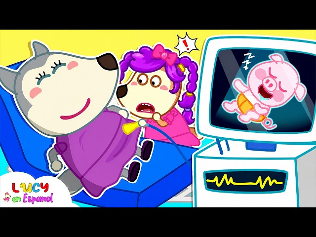 🤰👶 ¡Mamá embarazada! Wolfoo Cree que Perderá a Bebé Lucy 😱 + Más🌈@LucyEnEspanol