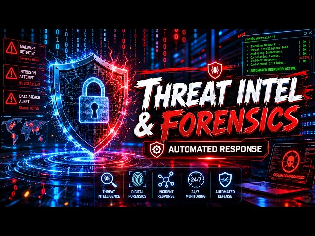 Threat Intelligence & ForensicsSystem#HIBP#VirusTotal#AbuseIPDB#ThreatHunting#Forensics#SIEM#FastAPI
