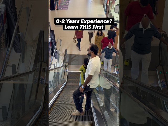 0–2 Years Experience? Learn THIS First