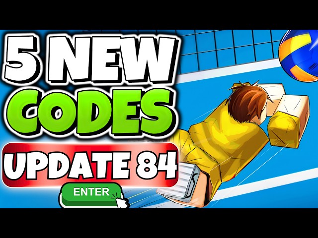 *NEW* ALL WORKING UPDATE 84 CODES FOR VOLLEYBALL LEGENDS ROBLOX AUGUST 2026 | ROBLOX  VBL CODES