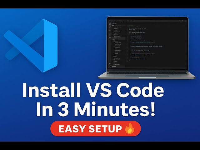 How to Install VS Code in 2025 🔥 | Full Setup Guide for Beginners