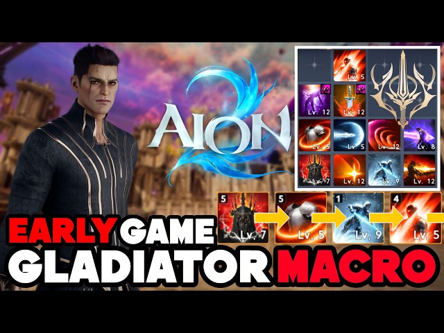 AION 2 Latest Gladiator PVE Macro Setup for Global | Early-Game Beginner Macro Guide
