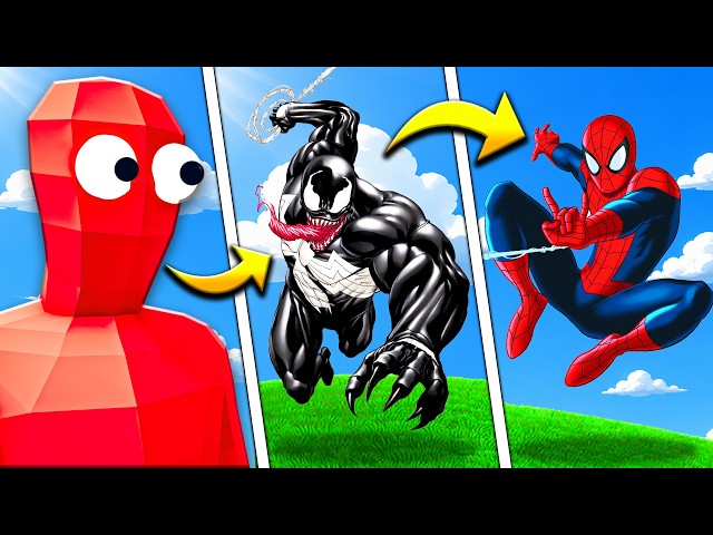 I UPGRADE a Wobbler into VENOM to Fight SPIDER MAN! - TABS Unit Creator