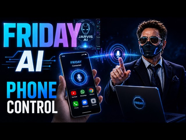 Build an AI Assistant That Controls Your Phone  FRIDAY AI Project JARVIS AI