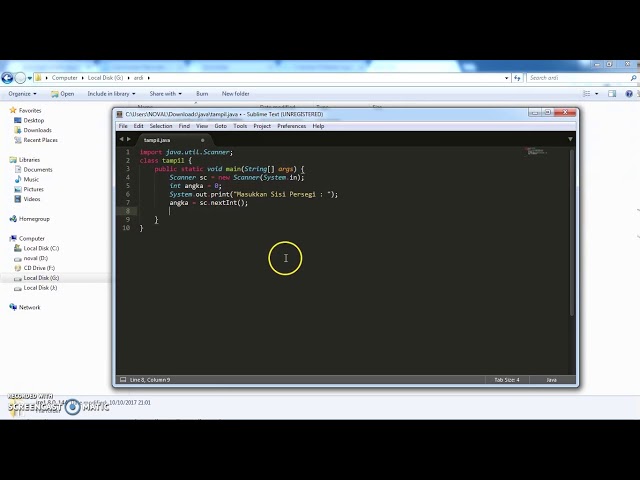 Tutorial Dasar Bahasa Pemrograman Java (Output, Input Output, Input Proses Output, Kondisi)