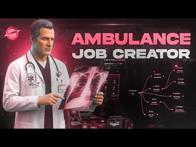 Best FiveM Ambulance Job Script (EMS Creator + X-Ray System) - Fivem Script - QBCore/QBOX/ESX