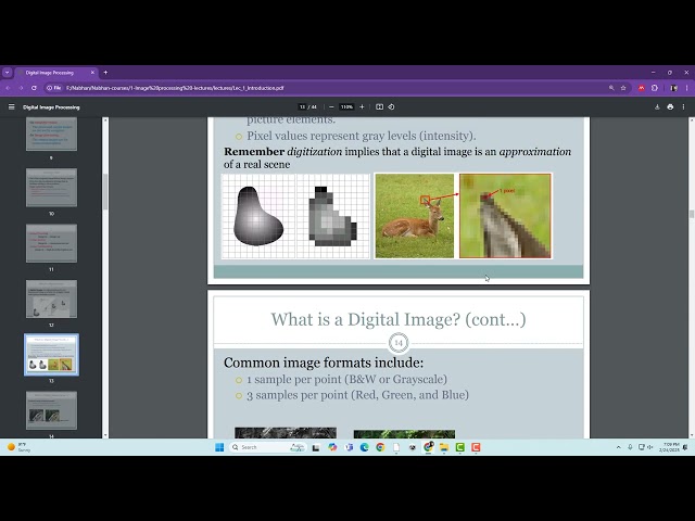Lecture.1 Introduction to digital image processing-مقدمة في معالجة الصور الرقمية