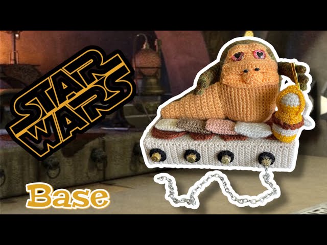 Como tejer la base de JABBA DE HUTT de star wars tutorial paso a paso tejido en ganchillo 