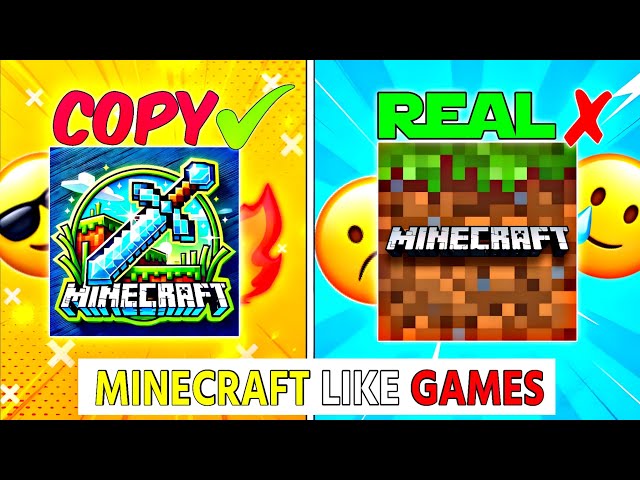 Top 3 Best Minecraft Copy Game || In Hindi Minecraft Video