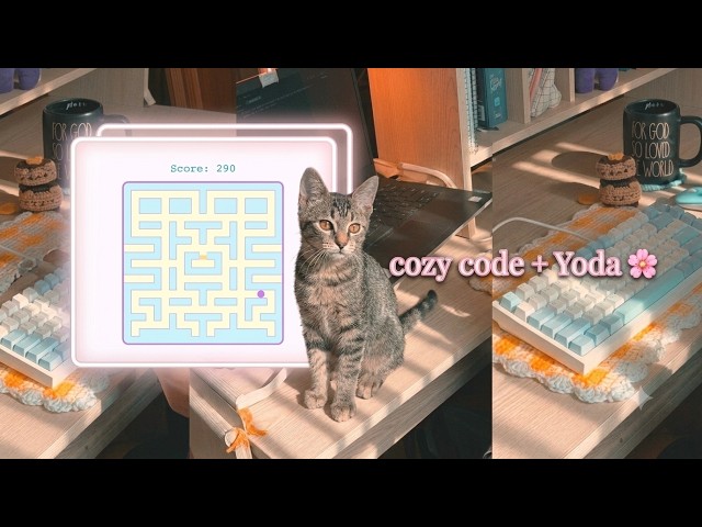 code with me 🌸 building a pastel pac-man game in javascript (part 1)