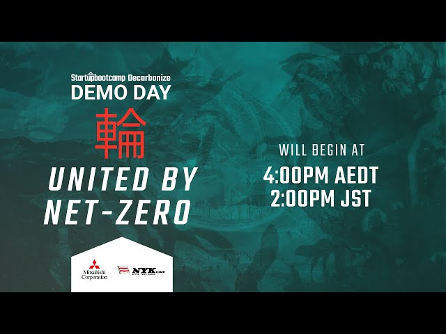 Decarbonize 2021 Demo Day - Startupbootcamp Australia