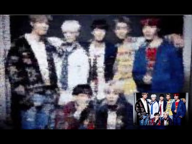[파이썬 코딩]  "BTS" 글자만 써서 방탄소년단 그리기