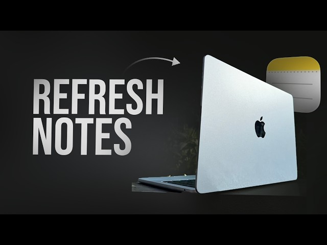 How to Refresh Notes on Mac
