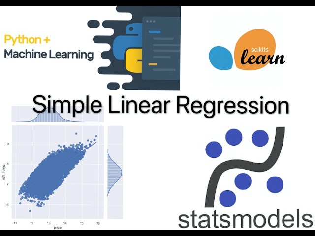 Simple Linear regression using python sklearn & statsmodels for Beginners