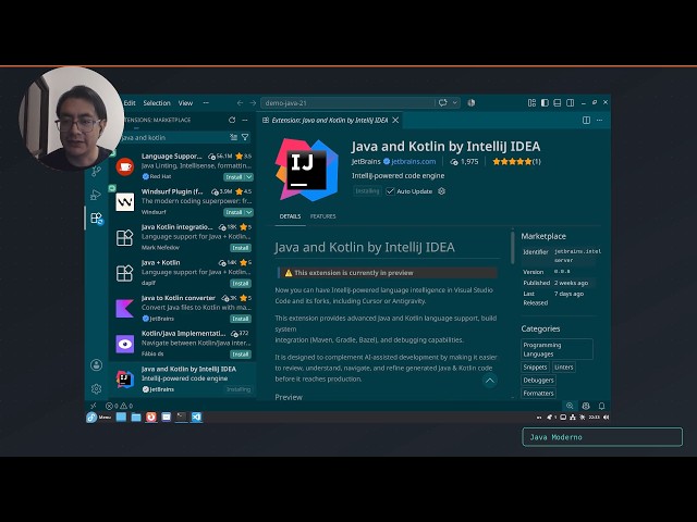 Explorando el nuevo LSP de JetBrains para Java y Kotlin en VSCode