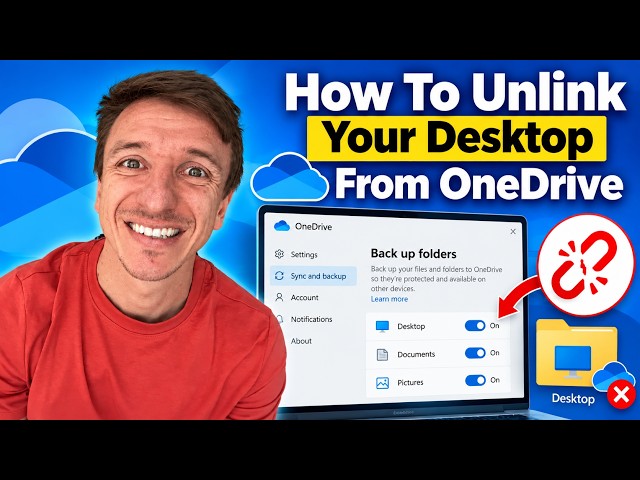 How To Unlink Your Desktop From OneDrive (2026)