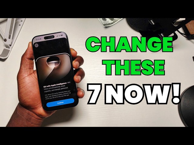 7 iOS 27 Settings You NEED to Change on Your iPhone