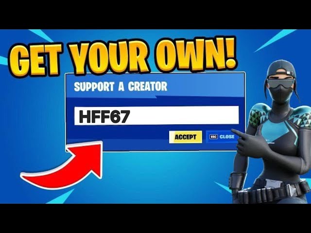 TUTO/How To Get Support A Creator Code In Fortnite! (Support-A-Creator 2.0)