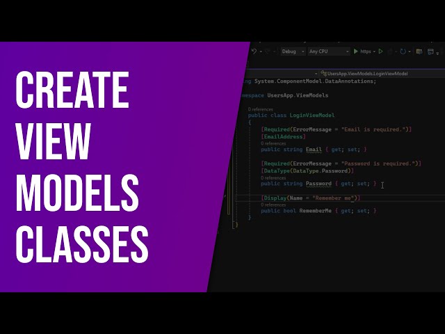 04 - Create View Models In Asp.Net Core MVC App