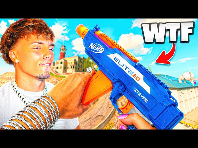 Finally, the New NERF GUN is META on Rebirth Island😍🏝️