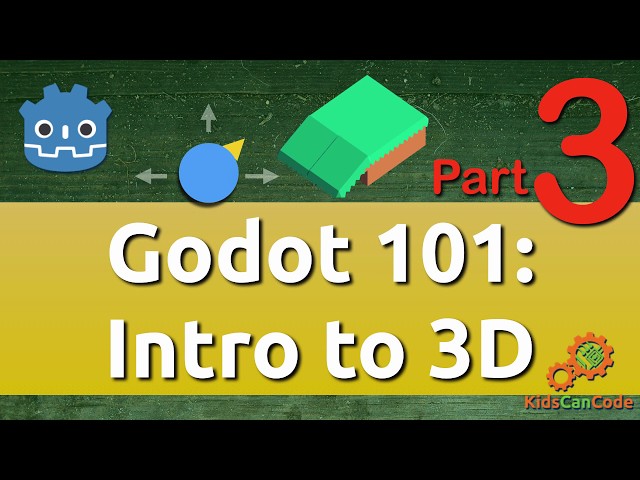Godot 101: Intro to 3D (part 3): Kinematic Character Movement