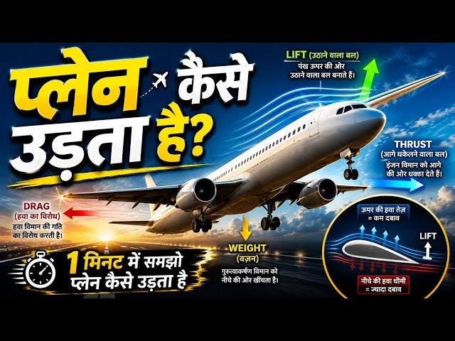 How does a plane take off? How do Airplanes fly | Engineering Secrets! ✈️ 😱
