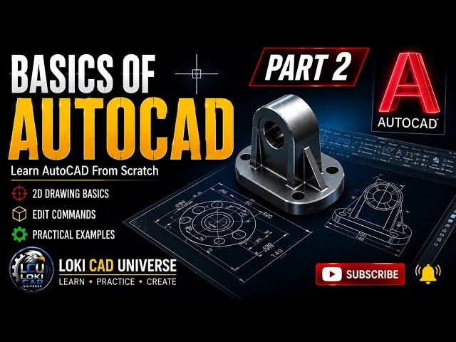 BASICS OF AUTOCAD|PART 2|HOW TO DRAW A CIRCLE AND IT'S TYPES