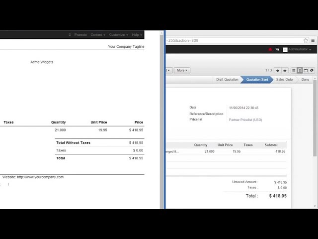 Odoo Informes con QWeb Report Plantilla Factura. Guía. Openinnova