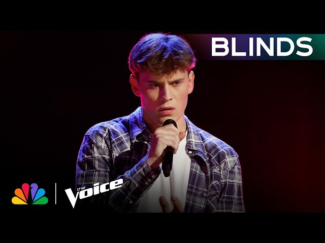 Coach Riley Can't Help But Sing with Teenager Joe Henley | The Voice Blind Auditions | NBC