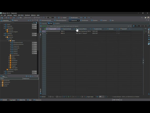 EXEUTE SQL SERVER SCRIPT TO CREATE DATABASE
