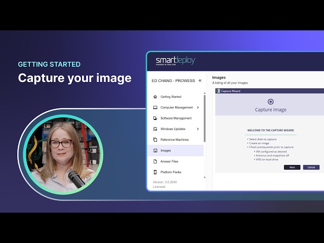 SmartDeploy – Getting Started Part 5: Capture your image