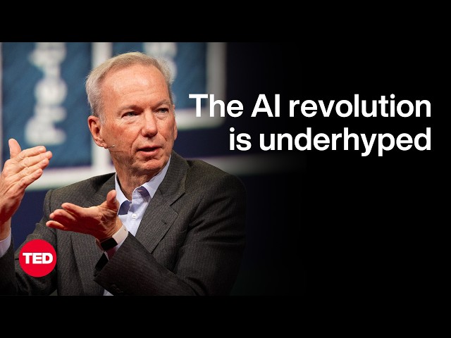 The AI Revolution Is Underhyped | Eric Schmidt | TED