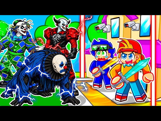 DEEP WEB CLOWNS VS The Most SECURE Roblox BASE!