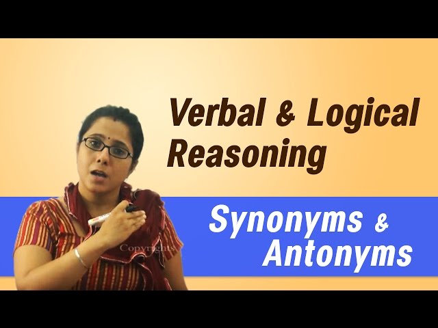 Best Tips & Tricks for Placements, IBPS, GRE, GMAT, CAT : - Synonyms & Antonyms