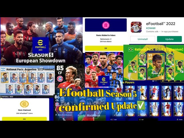 Efootball season 5 confirmed update|efootball 24 update|efootball 24|