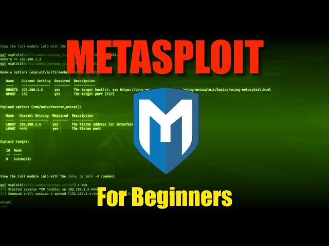 Hack Your FIRST Machine with Metasploit !!