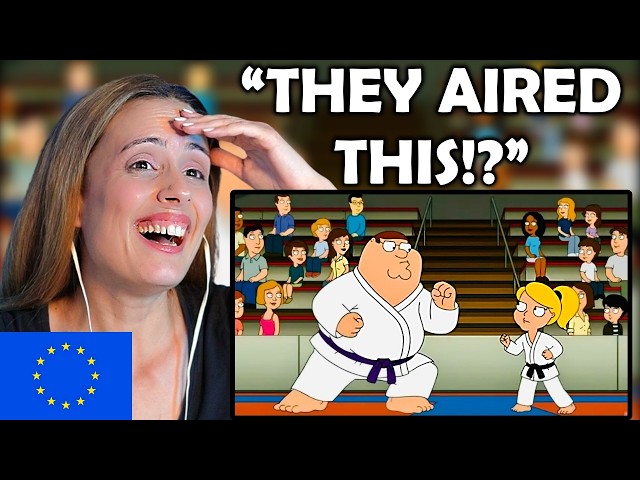 European Girl’s First Time Watching Family Guy