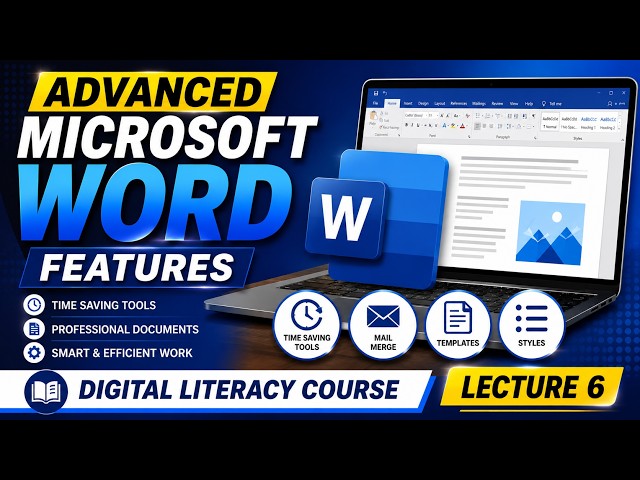 Advanced Microsoft Word Features | Advanced Features of MS Word in Urdu/Hindi