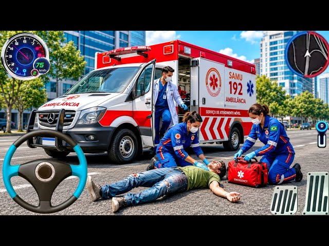 City Ambulance Rescue - 911 US Emergency Ambulance City Rescue Game 3D Simulator! Android Gameplay