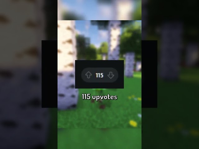 Minecraft Added This Fan's Request... 🐇 #shorts