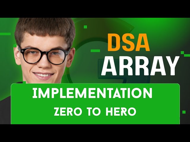 Array in Java | Theory + Code + Interview Questions