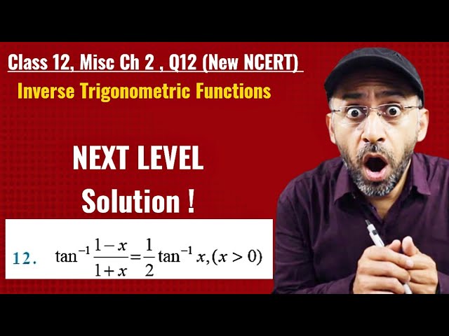 Class 12 Maths Chapter 2 Miscellaneous Exercise Q12 | Class 12 Mathszy Class Chapter 2 Miscellaneous
