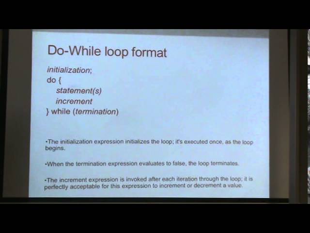 Control Statements (Java, C++, etc)
