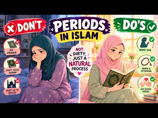 Periods in Islam Explained | Prayer, Quran & Ghusl Rules